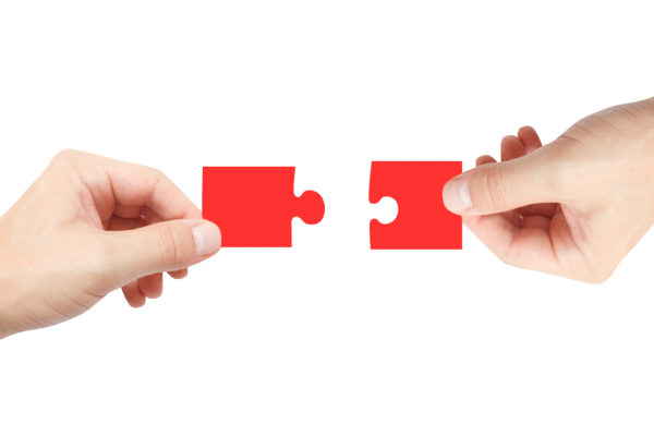 Two puzzle pieces