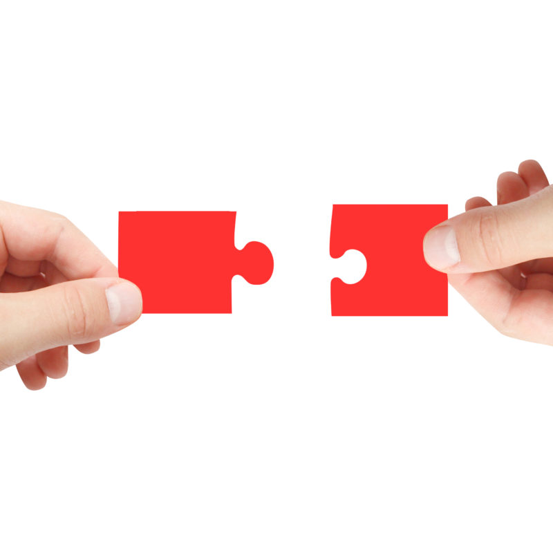 Two puzzle pieces